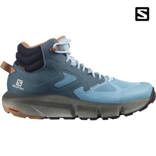 Botas Montaña Salomon Predict Hike Mid GTX Mujer Azules | MX LJRP495